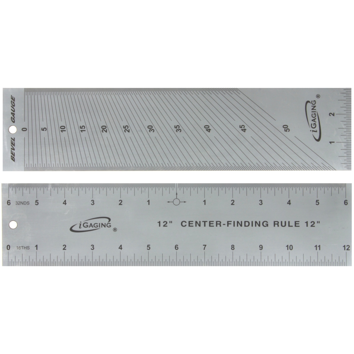 12 Center Finding Rule - Bevel Angle Gauge Carpen